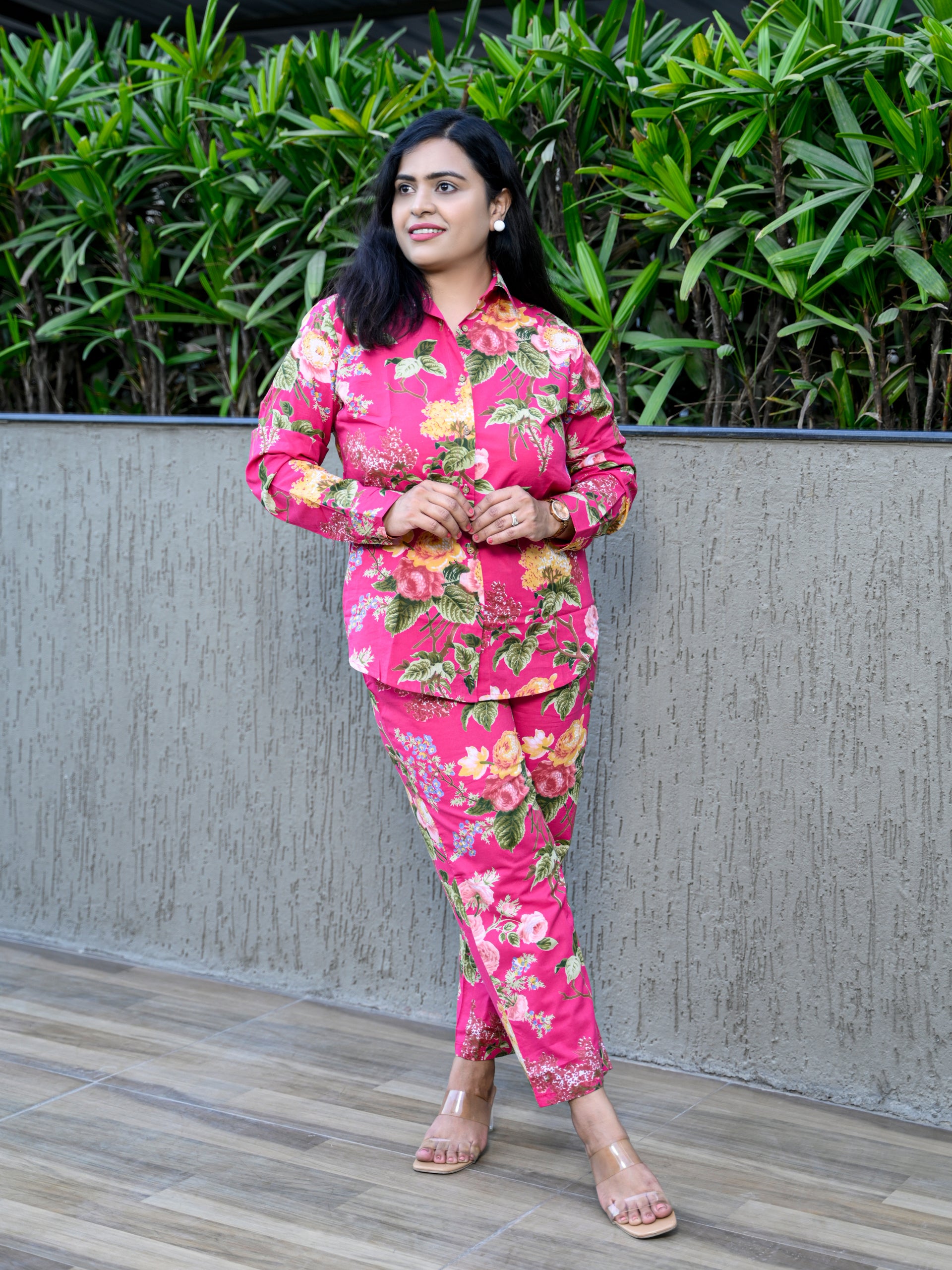 FLORAL REVERIE PINK MEADOW CO-ORD SET
