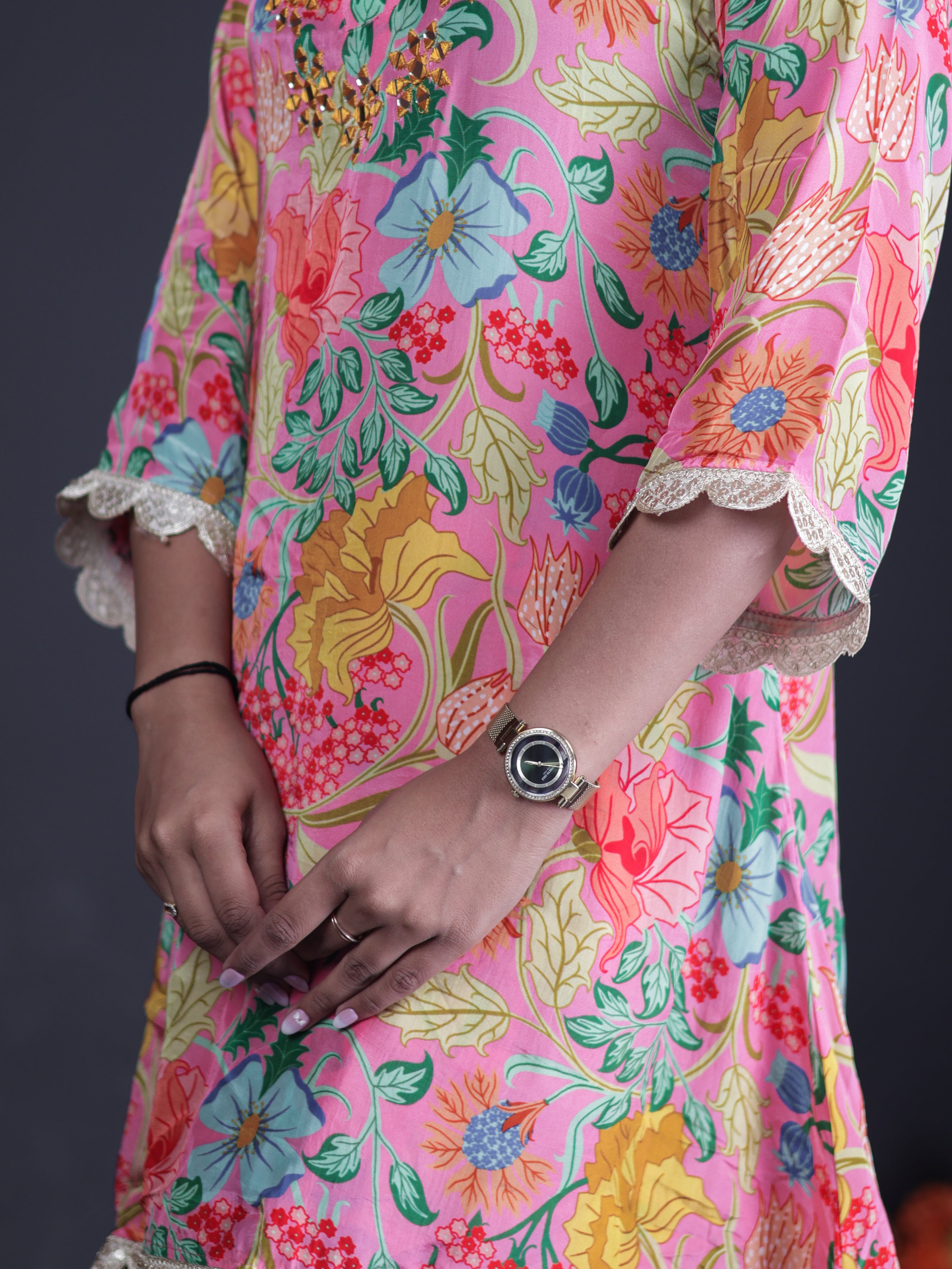 SONGS OF SPRING MULTICOLOR CREPE CO-ORD SET